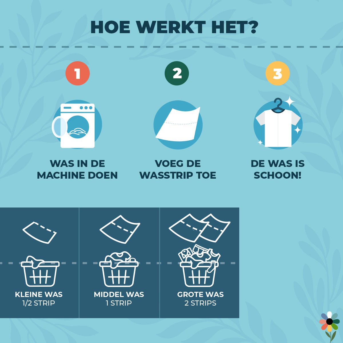 Zo gebruik je Floretti wasstrips in drie eenvoudige stappen